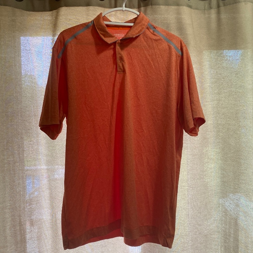 Mens L Nike Golf Dri-Fit Polo